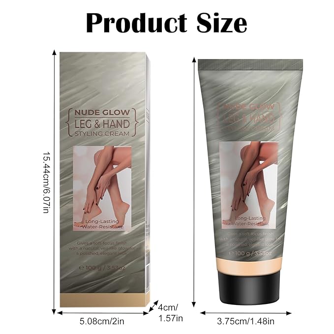 Waterproof Leg & Body Makeup Cream with Puff, Transfer-Resistant Full Coverage Concealer for Tattoos, Scars & Varicose Veins, Long-Lasting Natural Finish Foundation for All Skin Tones, 02