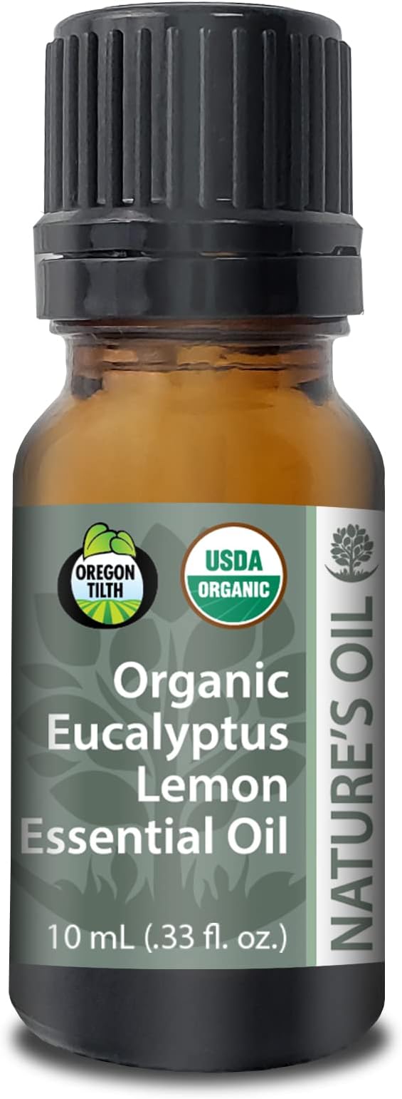 Best Eucalyptus Lemon Essential Oil Pure Certified Organic Therapeutic Grade 10ml