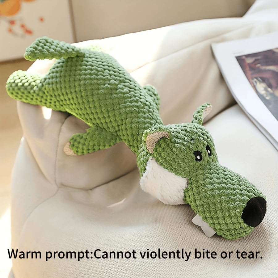 Squeaky Plush Toy for Dogs, Designed to Be Chew-Resistant, Soft Yet Durable, Suitable for Small, Medium, and Large Breeds, a Long-Lasting Squeaky Toy for Pets,14 inch Lion