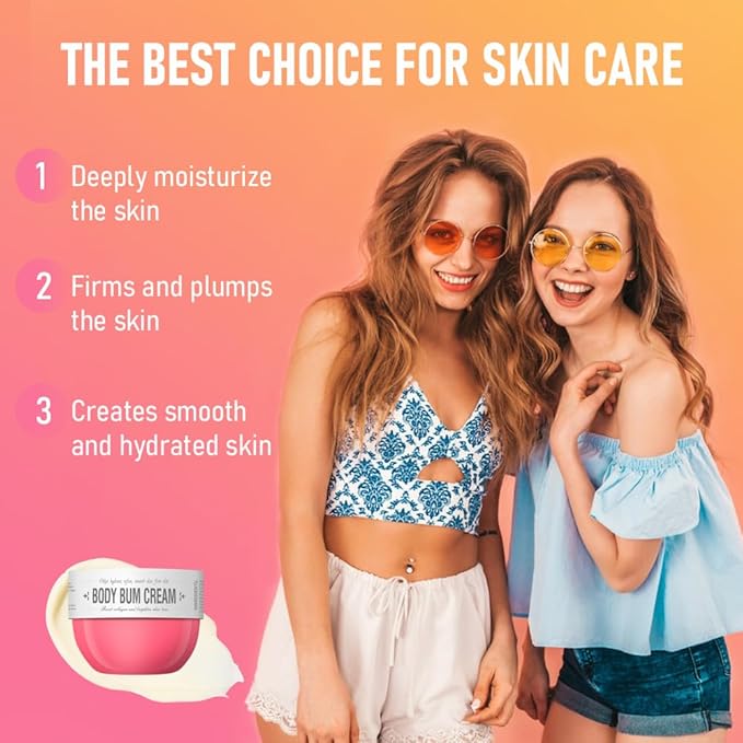 Bum Cream, Moisturizing Body Cream, Body Skin Repair, Bum Cream for All Skin. (Fresh fruity)