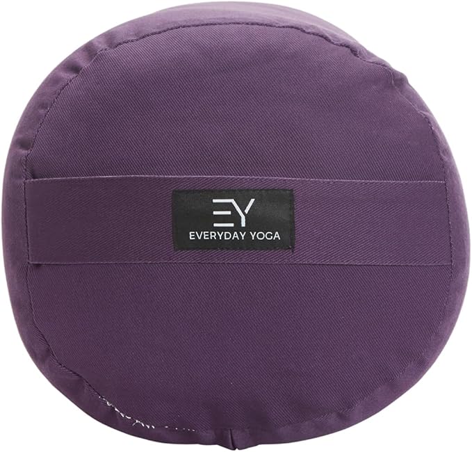 Everyday Yoga Premium Bolster, Soft & Supportive Meditation Pillow with Carry Handle, Lightweight Cushion for Restorative Yoga & Relaxation (Multi-Color)