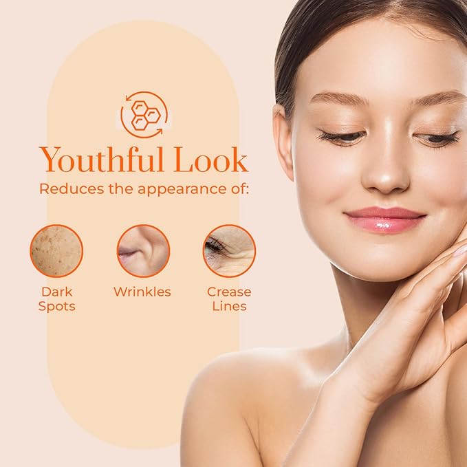 Clear Beauty Vitamin C & Collagen Daily Face Moisturizer - Dermatologist Tested, Restores & Brightens Skin Tone, Firming, Anti-Aging Cream, Cruelty-Free Korean Skin Care, All Skin Types - 2 Pack
