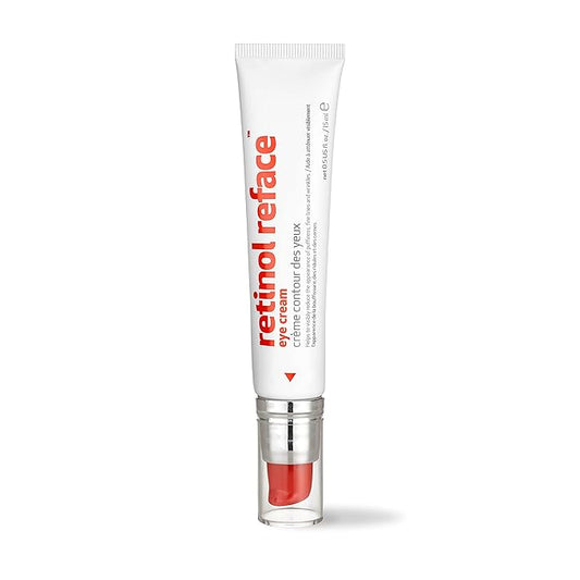 INDEED Labs Retinol Reface | Anti-Aging Under Eye Cream with Retinol | Targets Crow’s Feet, Wrinkles, & Dark Circles | with Ribose, Honey Locust Seed, & Carrot Extract to Smooth & Brighten, (15mL)