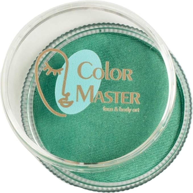 Face and Body Paint Pearl Green(30gm) Non-Toxic High-Quality Paint for Children and Adults Halloween Makeup, Costumes, Festivals