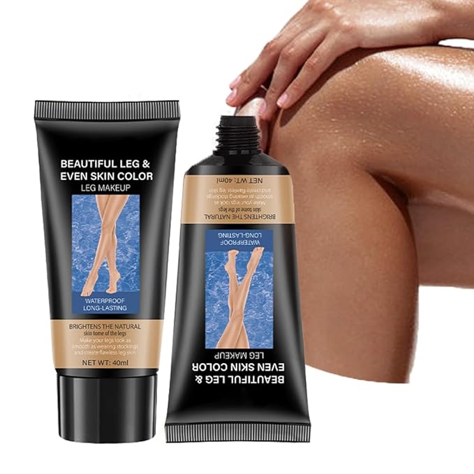 GL-Turelifes Body&Legs Makeup Waterproof No Transfer, Flawless Body Coverage Perfector, Leg and Body Scar Cover up/Tattoo Cover Up,Airbrush Legs Glow Lotion (#3 Bronze, 40ml)