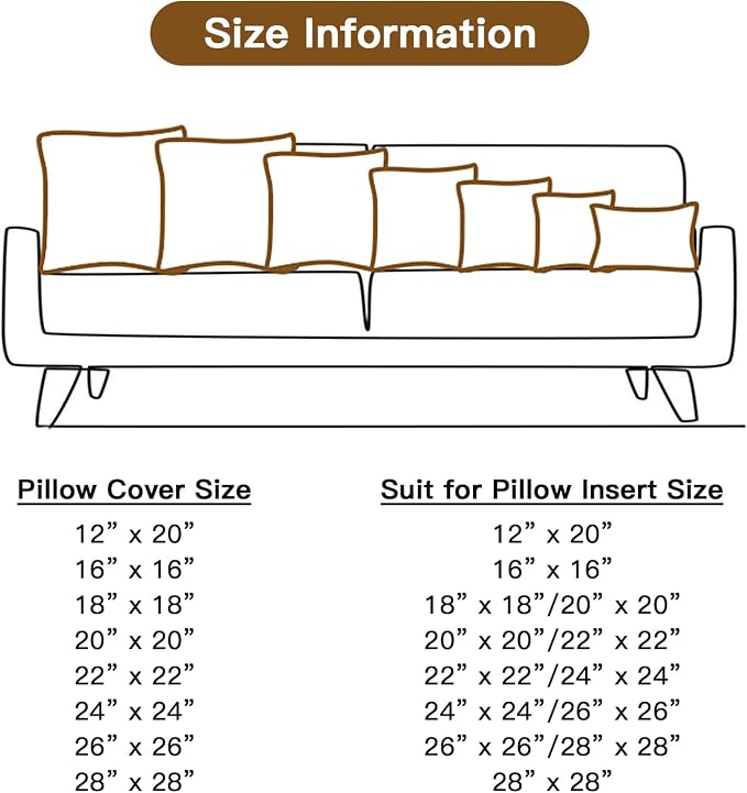 Soleebee Set of 2 Throw Pillow Covers Soft Cozy Velvet Pillowcase Faux Rabbit Fur Cover for Couch Sofa Bed Chair Home Decorative Pillows Cover (12x20 Inch, Orange)