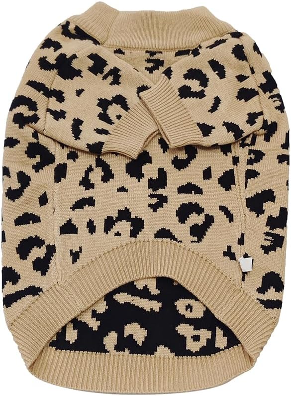 Everything Chic Luxury Dog Sweater – Soft Knit Designer Pet Outfit for Small Dogs & Puppies, XS–L, Stylish Warm Clothing for Yorkies, Chihuahuas, Dachshunds, Maltese, French Bulldog