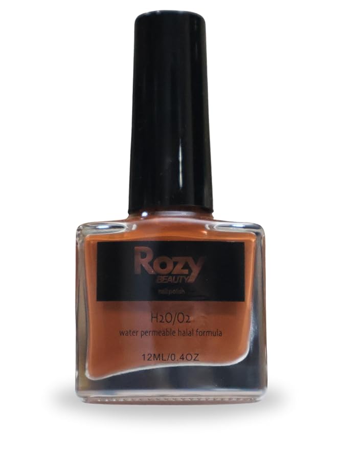 Halal-Certified, Wudu Friendly, Water Permeable, Breathable, and Fast Drying Nail Polish (Coco, 12 ml)