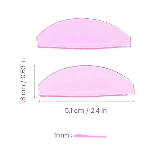 Libeauty 3 Pcs Value Pack, Lash Lift Glue Balm & Korean Flat Shields Kit with Lash Lift Ribbon, Salon and DIY Use, 1mm Ultra Thin Soften Pads, Strong Adhesive Balm, Adhesion-Secured Ribbon