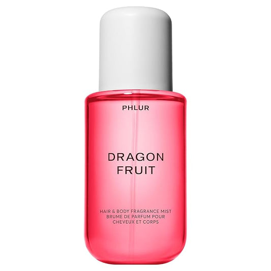 PHLUR Dragon Fruit Body Mist, 8 Fl Oz - Hair and Body Perfume for Women, Tropical Fruit Perfume Body Spray with Vanilla, Sugared Amber and Sandalwood Fragrance