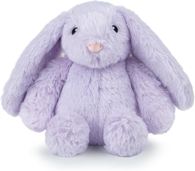 Best Pet Supplies Bunny Buddy Squeaky Plush Dog Toy - Purple, Small | Soft Plush, Squeaks & Crinkles, Perfect for Moderate Chewers, Toss & Fetch Play, Stress & Anxiety Reliever, Ideal Gift Toy