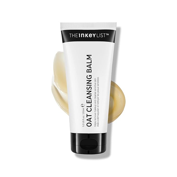 The INKEY List Oat Cleansing Balm 5 Fl Oz/150ml, Dissolves Makeup, Nourishing Skincare, Gentle Cleanser, Vegan Friendly, Suitable For All Skin Types