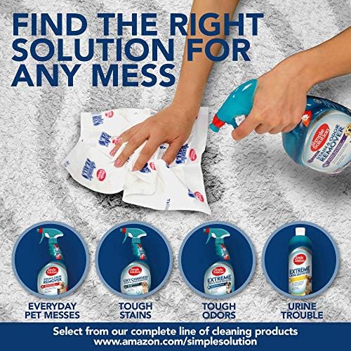 Simple Solution Abzorbitall Absorbent Towels, Pet Accident Cleaner, 30 Ct | Dog Urine Cleanup, Pet Waste Cleanup, Multi Surface Cleaning, Absorbent Towels, Puppy Supplies, Quick Absorption, 12x17"