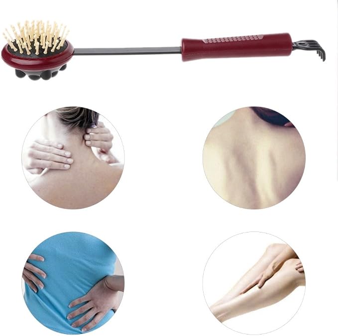 1PCS Double Head Back Scratcher Body Massage Hammer Tool