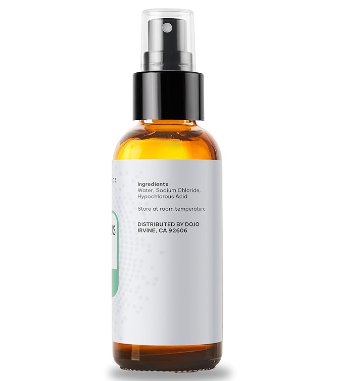 Kate Blanc Cosmetics Hypochlorous Acid Spray for Face and Skin. Gentle Facial Cleanser for Acne-Prone & Sensitive Skin with .02% HOCl (2oz)