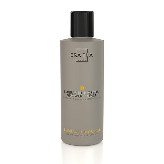 Embraced Blossom Shower Cream | Dutch Made & Formulated | Nourishing Body Wash for All Skin Types | Sweet Scent of Neroli, Orange Blossom & Jasmine 200 ML