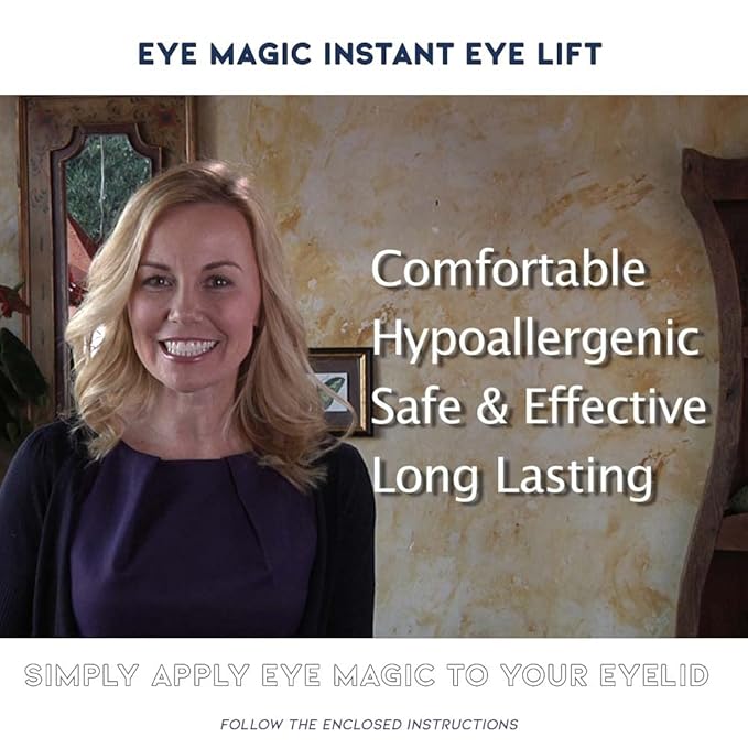 Eye Magic Premium Instant Eyelid Lift (L/XL-Refill). Look Younger Instantly | Made in America - Lifts and Defines Droopy, Sagging, Hooded Eyelids For A Youthful Look