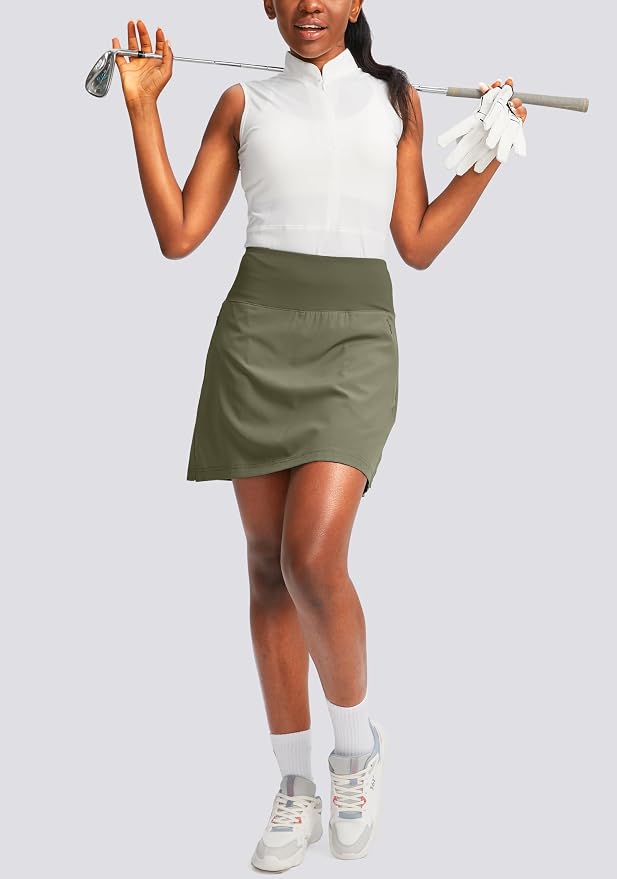 G Gradual Golf Skorts Skirts for Women with 5 Pockets Women's High Waisted Lightweight Athletic Skirt for Tennis Running