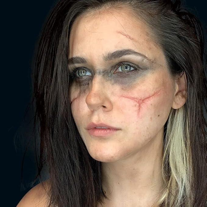 Mehron Makeup Rigid Collodion with Brush | Scarring Liquid | Liquid Scar Makeup | SFX Scar for Film .125 oz (4ml)