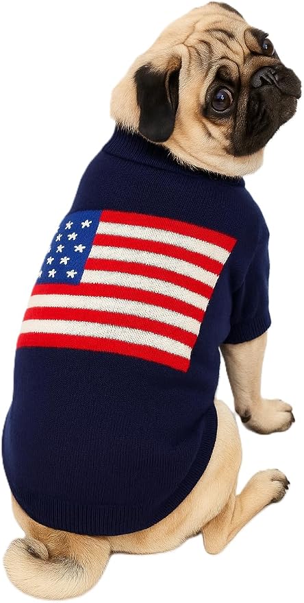 Everything Chic Luxury Dog Sweater – Soft Knit Designer Pet Outfit for Small Dogs & Puppies, XS–L, Stylish Warm Clothing for Yorkies, Chihuahuas, Dachshunds, Maltese, French Bulldog