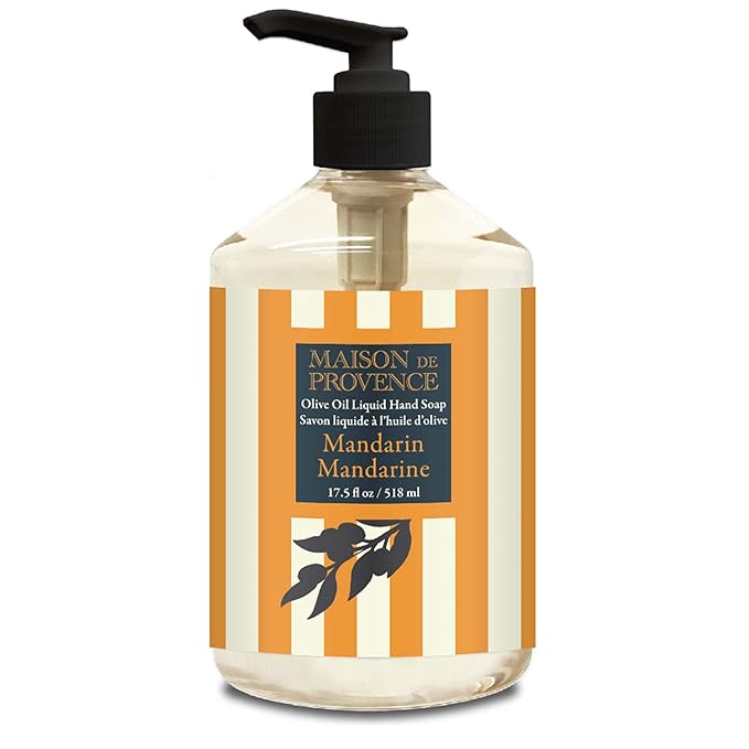 Olivia Care Liquid Hand Soap - Aromatic, Moisturizing with Organic Olive Oil, Anti-Bacterial, All-Natural Ingredients (Set of 4, Assorted Scents)