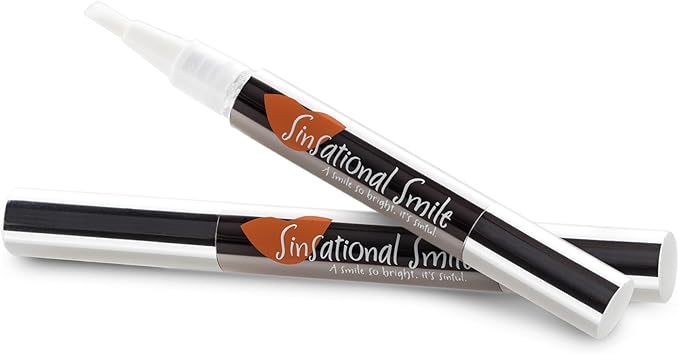 Sinsational Smile Teeth Whitening Pen, Up to 60 Treatments - Safe, Fast, Simple, Effective, Removes Stains, No Sensitivity, Enamel Safe, for Sensitive Teeth & Gums