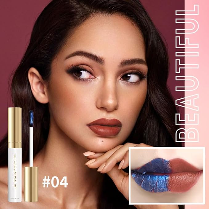 Lip Liner - Peel Off Lip Stain | Long Lasting Matte Lip Tattoo | Transfer Proof, Hydrating Formula with Hyaluronic Acid & Vitamin E | Vegan & Cruelty-Free | for All Skin Types(4# ‌Tawny)