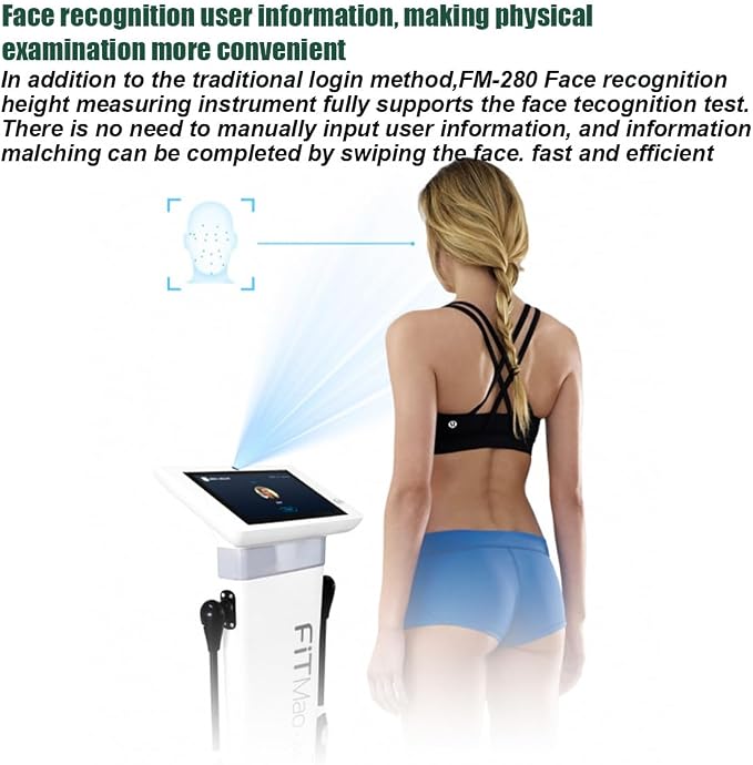 10.1 inch HD Touch Bioimpedance Analysis Machine Smart Body Composition Analyzer Measurement Analysis Fat Testing Machine Human Analyzer Intelligent Body Scanner