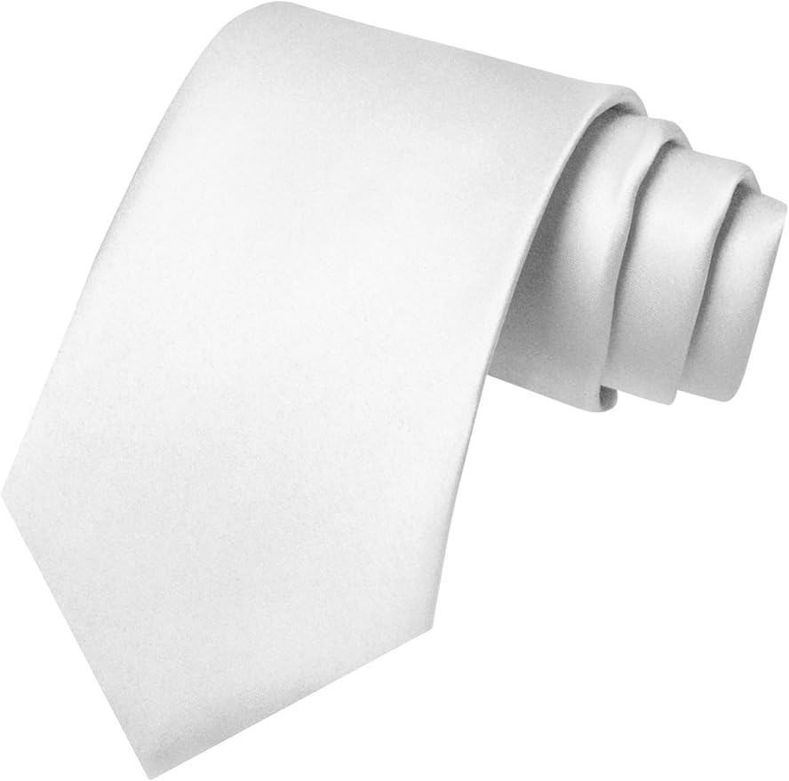 JEMYGINS Solid Color Tie Mens Necktie for Business and Wedding