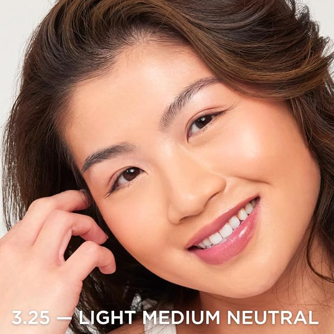 HALEYS Re-form Luminous Skin Foundation, VEGAN + CRUELTY-FREE, Blurs, Conceals, Blendable, Buildable Med-to-Full Coverage, Weightless, Oil-free, All-Day Wear, Hyaluronic Acid, All skin types (3.25)