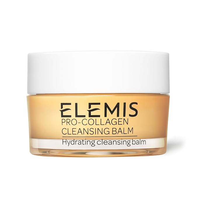 ELEMIS Pro-Collagen Cleansing Balm Makeup Remover, Hydrating Facial Cleanser, Oil Cleanser, Oil Makeup Remover, Deep Cleanse, 20g, Original New