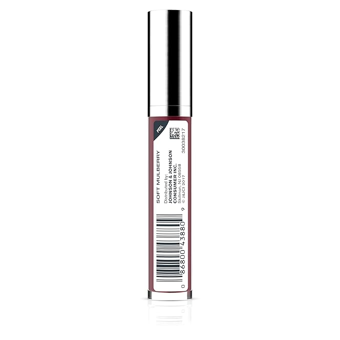 Neutrogena Hydro Boost Moisturizing Lip Gloss, Hydrating Non-Stick and Non-Drying Luminous Tinted Lip Shine with Hyaluronic Acid to Soften and Condition Lips, 100 Soft Mulberry, 0.10 oz