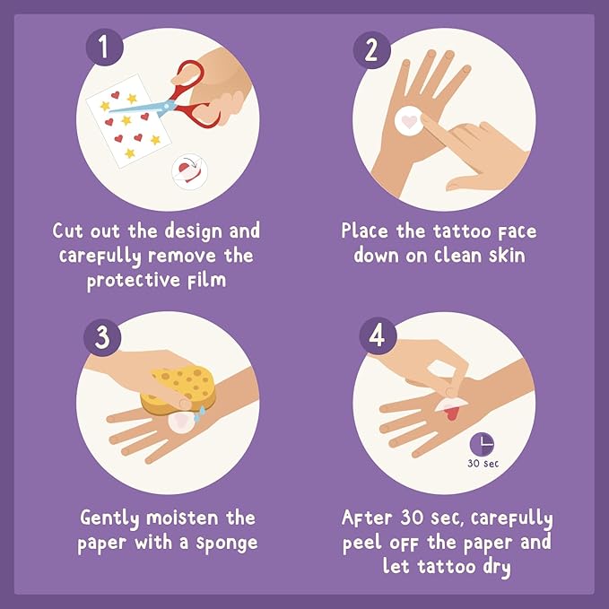 Halloween temporary tattoos for kids - 120 PCS Non-Toxic & Skin-Friendly Fake Tattoos for Boys and Girls | Dermatologically Tested “Very Good” I Halloween favors for kids bulk