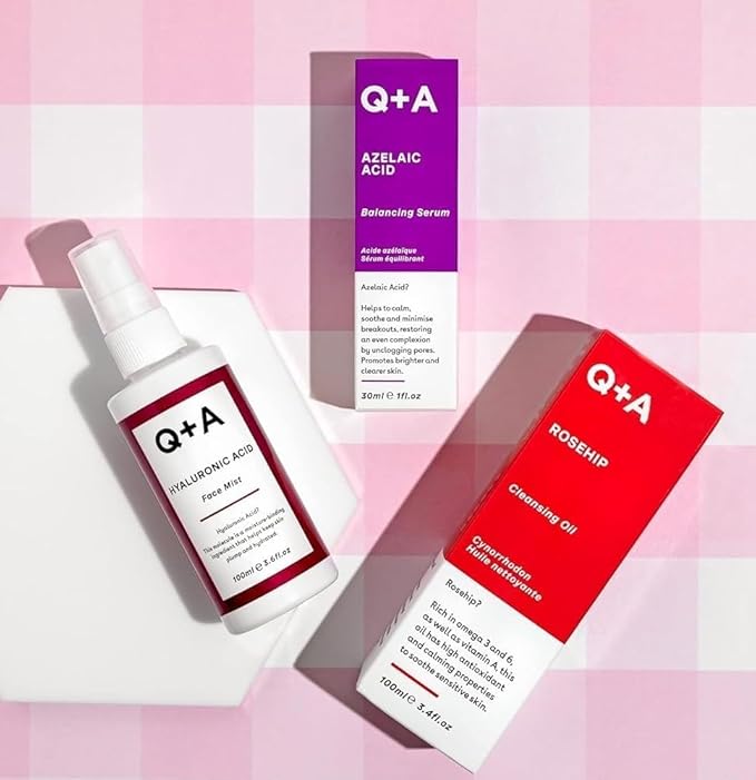 Q+A Zinc PCA Facial Serum (30ml), 99% Natural, Pore-Refining & Firming Serum with Zinc PCA and Reishi & Shiitake Mushrooms, Reduces Redness & Blemishes, Fragrance Free, Vegan & Cruelty Free Skincare