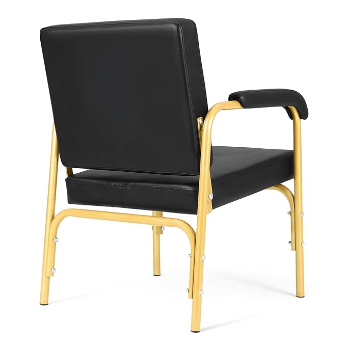 Artist hand Shampoo Chair for Salon Reclinng Salon Chair Barber Chair Hair Stylist Auto Recline Chairs Shampoo Spa Beauty Equipment(Gold)
