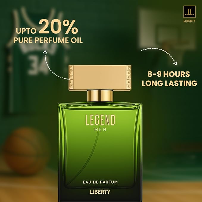 Liberty Legend Eau de Parfum for Men - Long Lasting Perfume with Bold Oriental Woody Notes, Signature Luxury Fragrance for Confidence Style Attraction, Perfume for men, Gift For Men,100ml