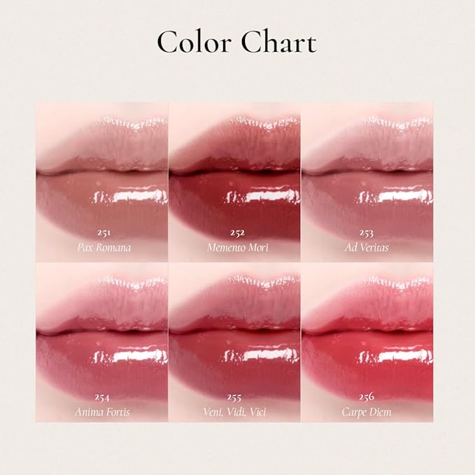 DINTO Blur-Glowy MINI Lip Tint (254 Anima Fortis) - Glossy Finish, Hydrating, Long Lasting, Lightweight Texture, Non-Sticky, Vegan & Cruelty-Free, Korean makeup (11 colors)