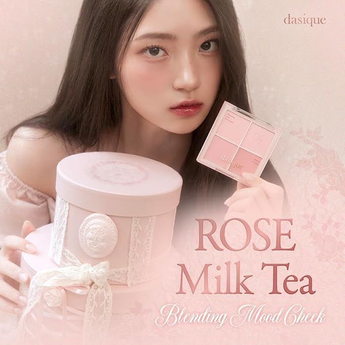 Dasique Blending Mood Cheek #15 Rose Milk Tea 0.39oz l Buildable l Milky, Blurring Texture l K-beauty