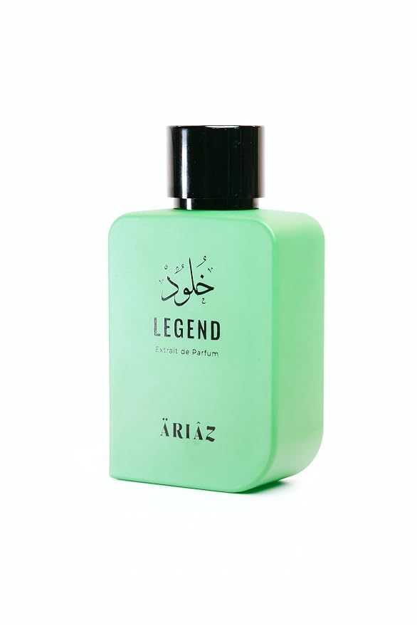 ARIAZ Legend Extrait de Parfum for Men – 3.4 Oz Long Lasting Masculine Scent – Aromatic Fougere with Apple, Bergamot, Ambergris & Patchouli