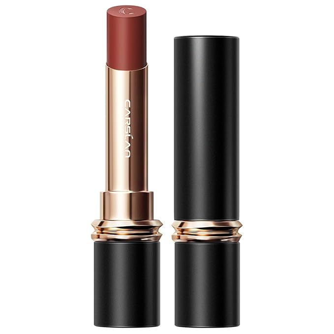 CARSLAN Matte Lipstick Hydrating Lip Color Makeup, Highly Pigmented Lipstick with Moisturizing Formula, Lightweight, Smooth, M04