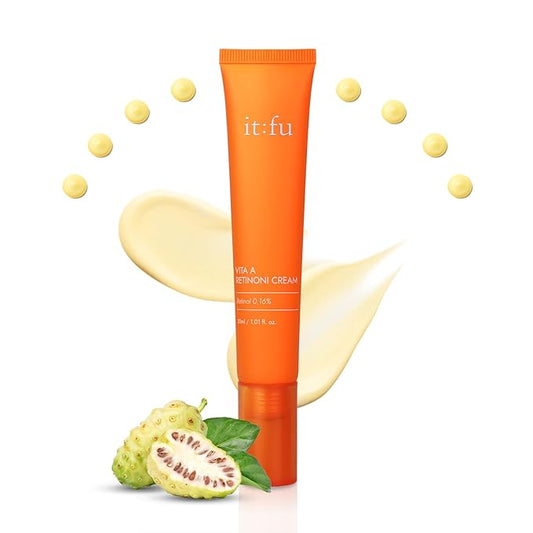Triple Retinoid Vita A Cream | Pore Minimizer & Firming Anti-Aging Cream | Salmon DNA, Niacinamide & Noni | K-Beauty 1.01 fl.oz
