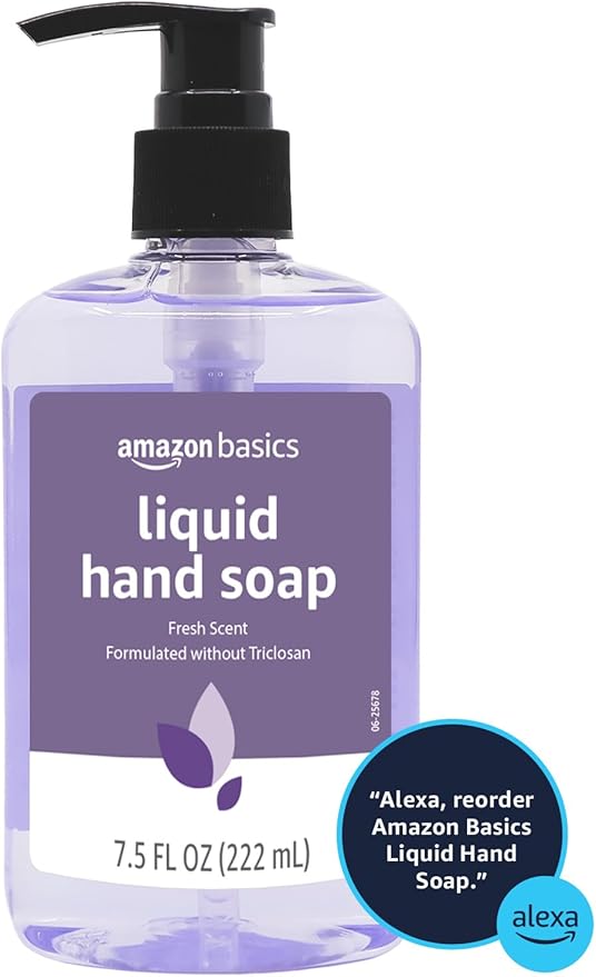 Amazon Basics Original Fresh Liquid Hand Soap, 7.5 Fl Oz (Pack of 6)