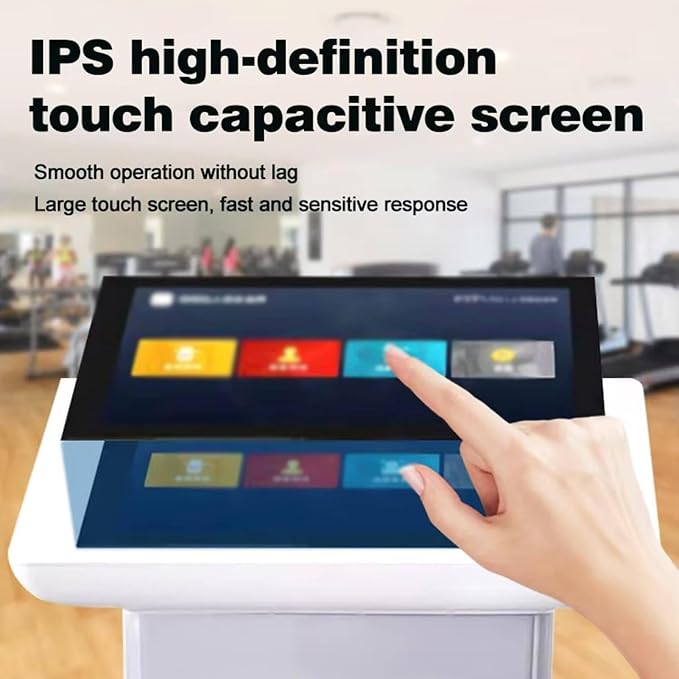 Smart Body Composition Analyzer with 10.1 Inch Touchscreen, Smart Scale for Body Weight, Body Fat Scale, Body Analyzer for 40 Health Metrics Weight Height BMI and Fat Measurement