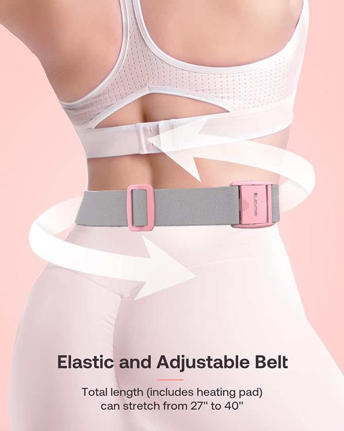 Heating Pad for Period Cramps, Portable Menstrual Heating Pad, Period Pain Relief Heated Pad, Back or Belly Heating Belt, for Her Women Girl Friend Wife