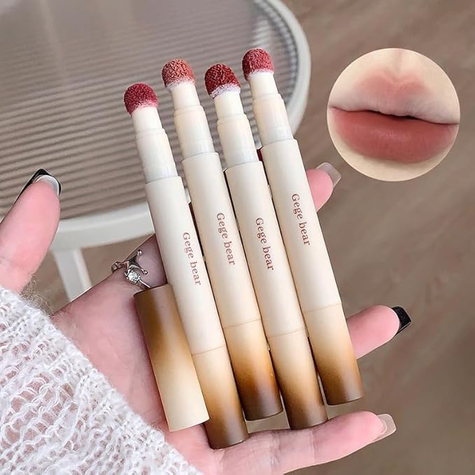 4 Pack velvet Matte Lip Cream set and Velvet Matte Lasting Lip Gloss set can create beautiful velvet matte lip makeup, suitable as a gift for women, girlfriends or family members.