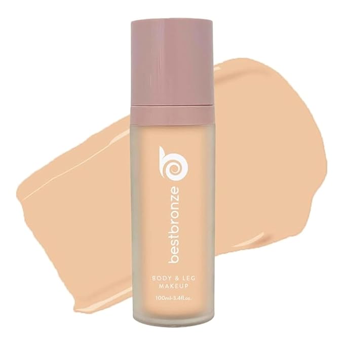 Best Bronze Bombshell Body Makeup - Tattoo Cover Up Makeup & Body Foundation Waterproof - Tattoo Concealer Waterproof for Scars, Varicose Veins Cover Up & Leg Foundation (N3.5 Fair Ivory)
