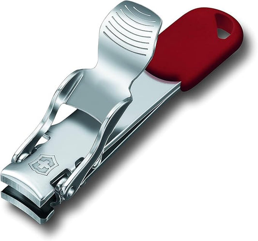 Victorinox Unisex Nail Clipper SS Red Lanyard Hole Blister, Standard