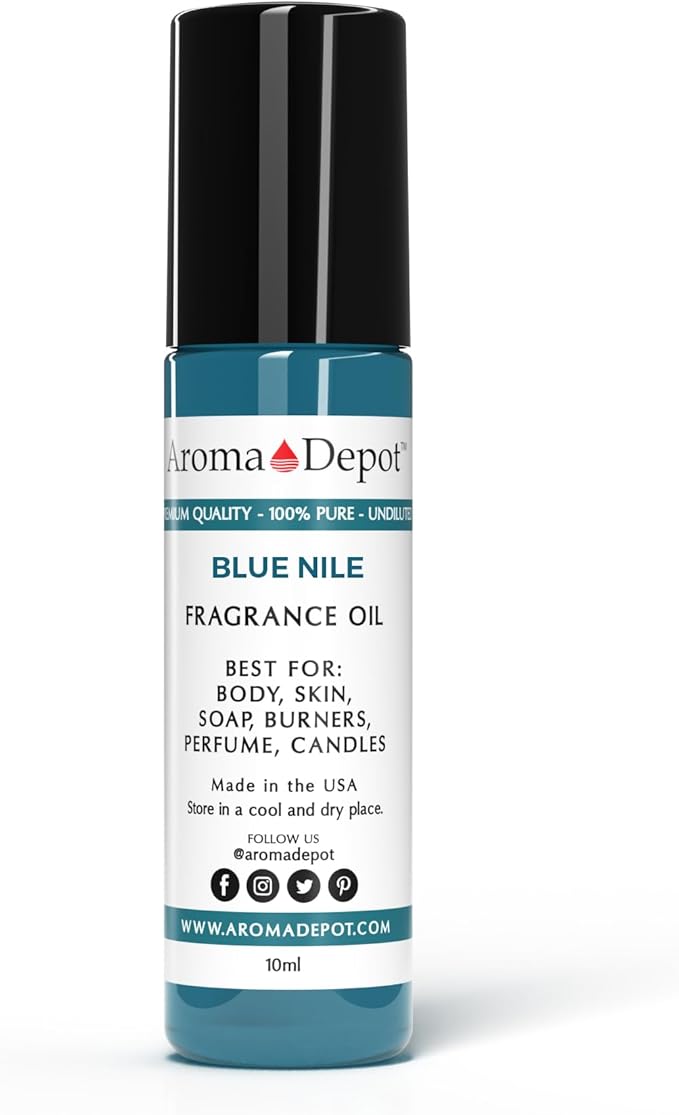 10ml Roll On Blue Nile Perfume Oil for Making, Body Oil, Soap, Candle Making & Incense. Our Version is a Premium Quality Undiluted & Alcohol Free