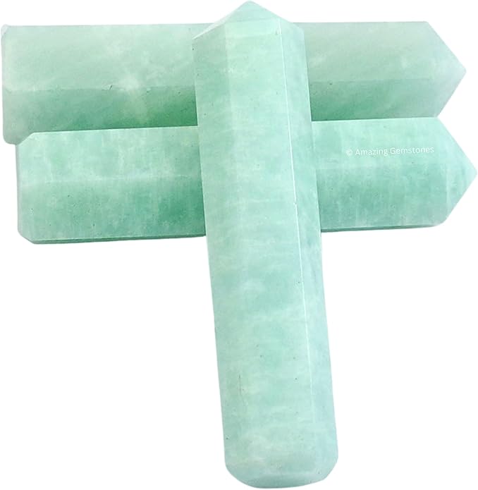 Amazing Gemstone Crystal Points Bulk Healing Crystals & Stones - Premium Single Terminated Healing Wand Point Bulk Crystals for Crafts, Crystal Grid, DIY Work