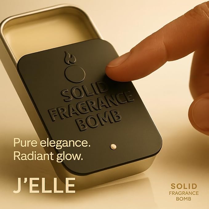– Premium All-Natural Solid Cologne for Men & Women | Long-Lasting, TSA-Safe, Alcohol-Free, Halal, Handmade Travel Fragrance Balm (J'Elle)